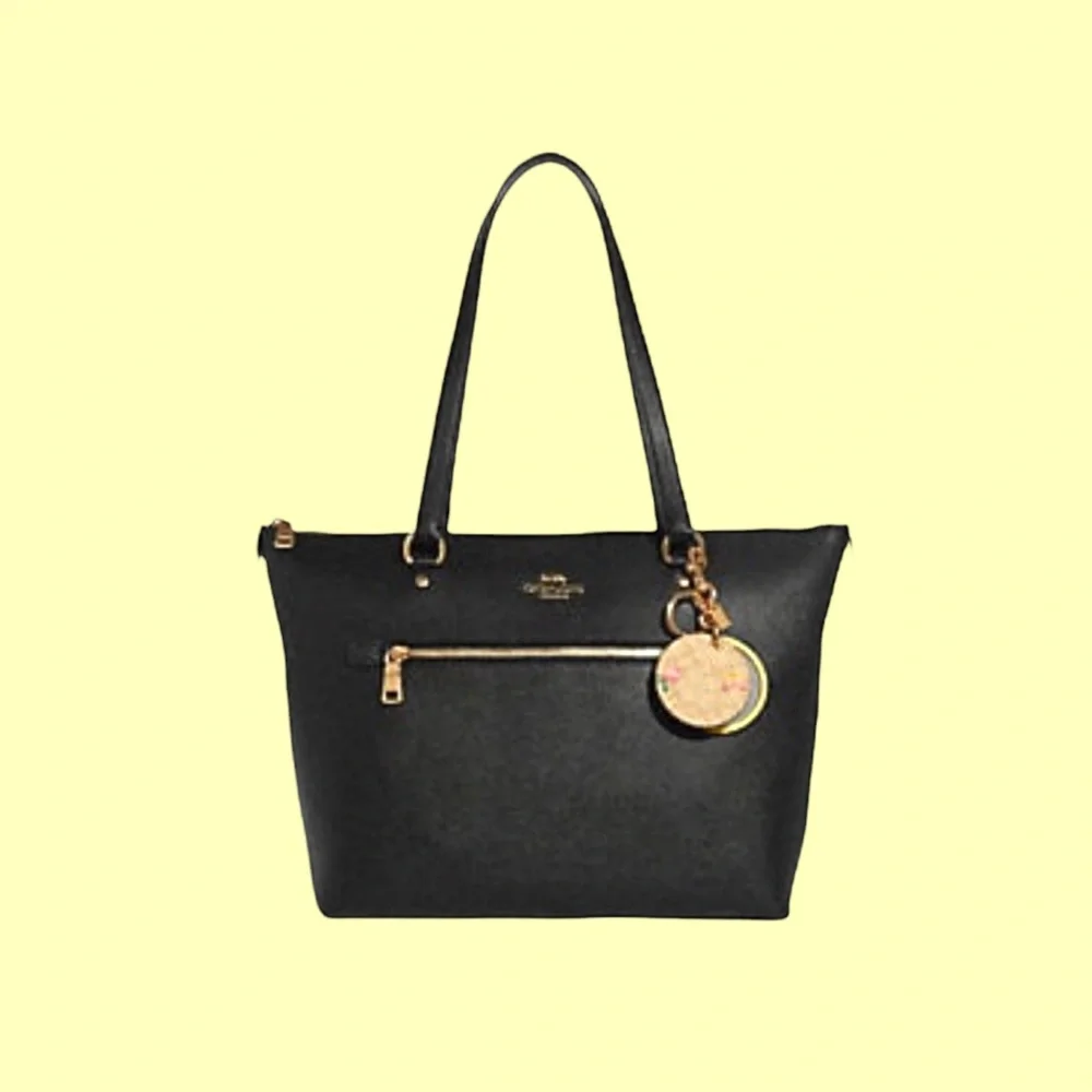 💥ᔕ-O-ᒪ-ᗪ!!💥COACH Mirror Bag Charm In Signature Canvas - Picture 2 of 2